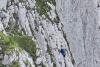 Fără hamuri, fără coardă, fără minte: Patru turiști au vrut să scurteze traseul pe Piatra Craiului și au ajuns atârnați pe un perete de stâncă 19019907